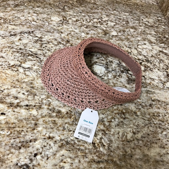 Time And Tru Women's Staw Visor NEW WITH TAGS - Picture 6 of 6
